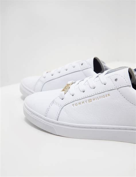 tommy hilfiger white sneakers ladies.